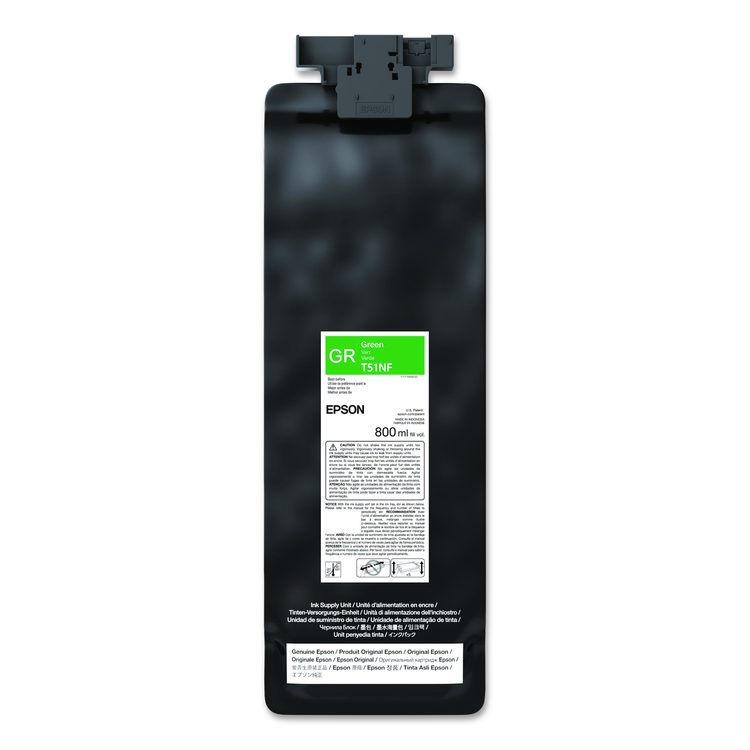 T51NF20 (T51N) UltraChrome GS3 Eco-Solvent Ink, 800 mL, Green