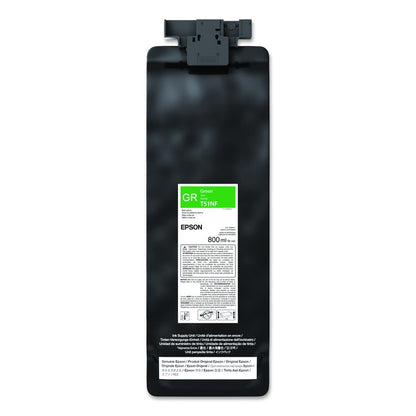 T51NF20 (T51N) UltraChrome GS3 Eco-Solvent Ink, 800 mL, Green