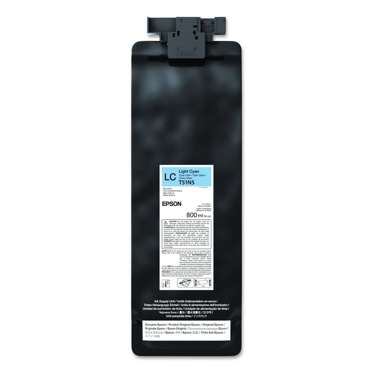 T51N520 (T51N) UltraChrome GS3 Eco-Solvent Ink, 800 mL, Light Cyan