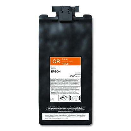 T51U820 (T51U) UltraChrome GS3 Eco-Solvent Ink, 1.5 L, Orange
