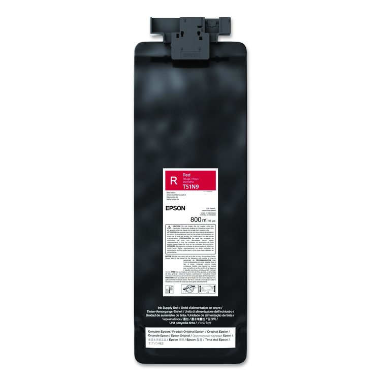 T51N920 (T51N) UltraChrome GS3 Eco-Solvent Ink, 800 mL, Red