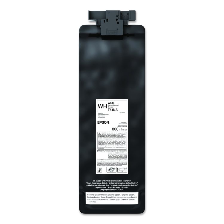 T51NA20 (T51N) UltraChrome GS3 Eco-Solvent Ink, 800 mL, White