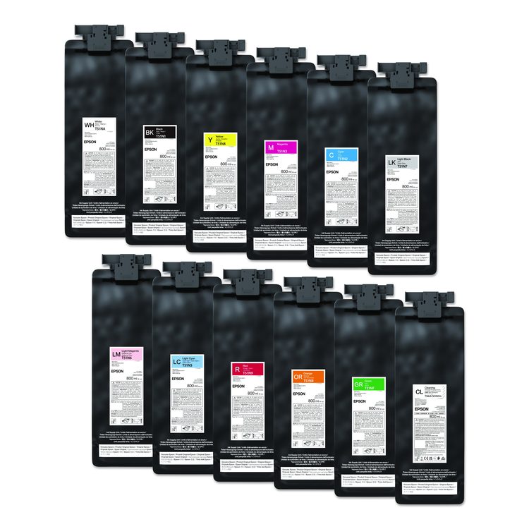 T51N420 (T51N) UltraChrome GS3 Eco-Solvent Ink, 800 mL, Yellow