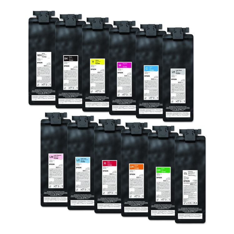 T51N820 (T51N) UltraChrome GS3 Eco-Solvent Ink, 800 mL, Orange