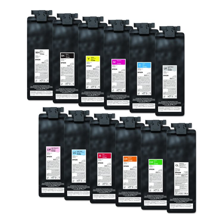 T51NF20 (T51N) UltraChrome GS3 Eco-Solvent Ink, 800 mL, Green