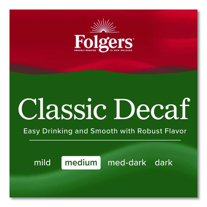 Classic Decaf Ground Coffee, Classic Roast Decaffeinated, 19.2 oz Can