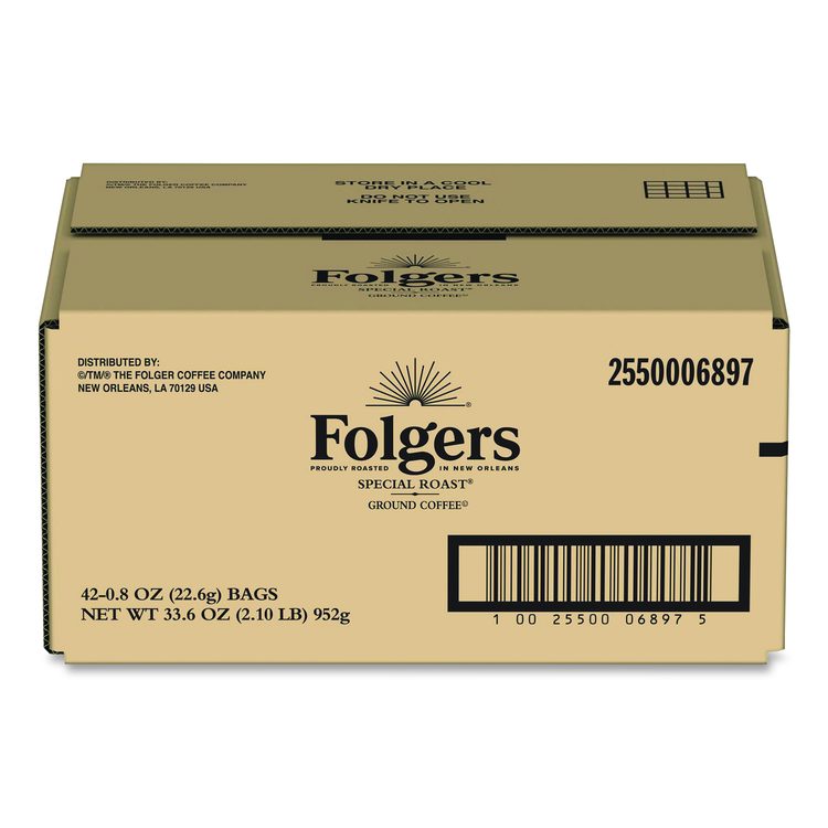 Special Roast Ground Coffee Fraction Pack, 0.8 oz, 42/Carton