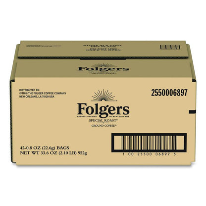 Special Roast Ground Coffee Fraction Pack, 0.8 oz, 42/Carton