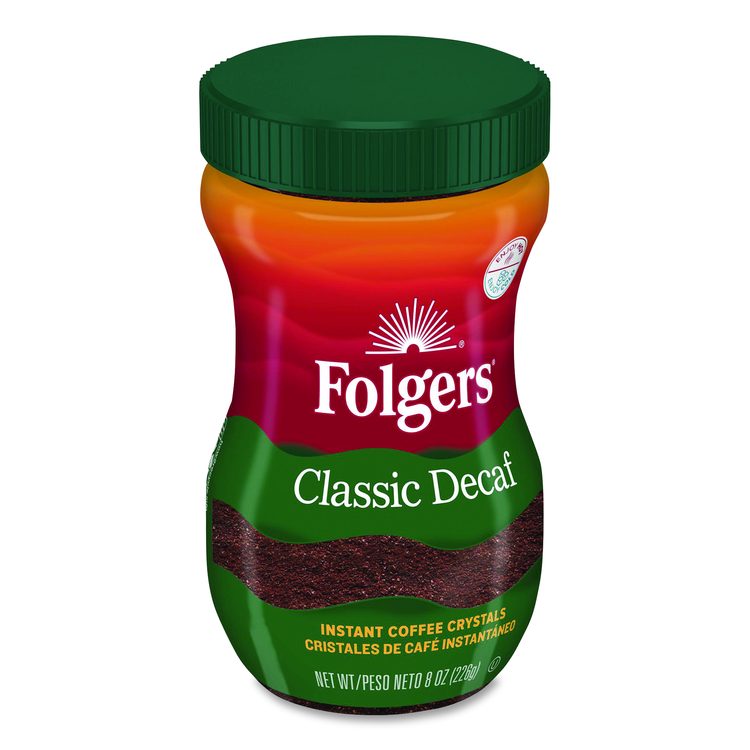 Classic Decaf Instant Coffee, 8 oz Jar
