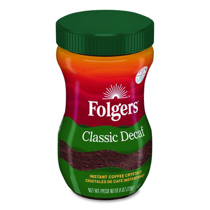 Classic Decaf Instant Coffee, 8 oz Jar