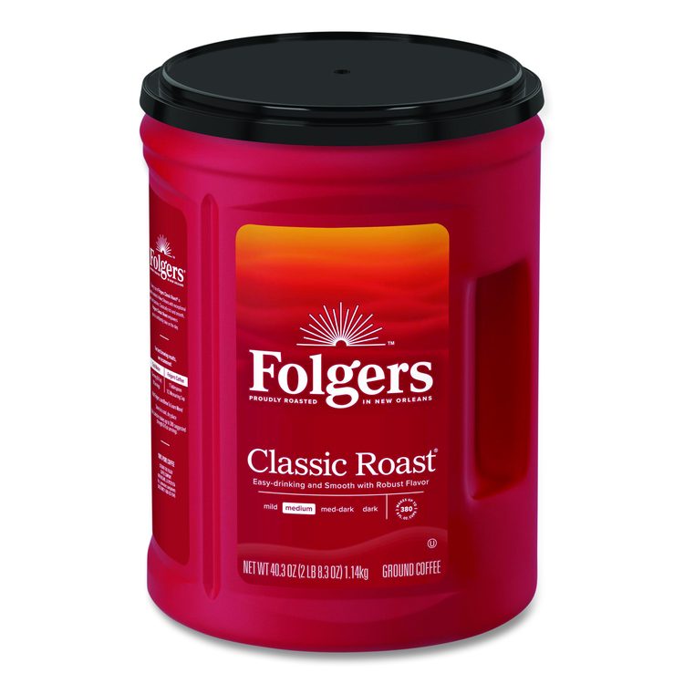 Classic Roast Ground Coffee, Classic Roast, 40.3 oz Canister