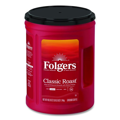Classic Roast Ground Coffee, Classic Roast, 40.3 oz Canister