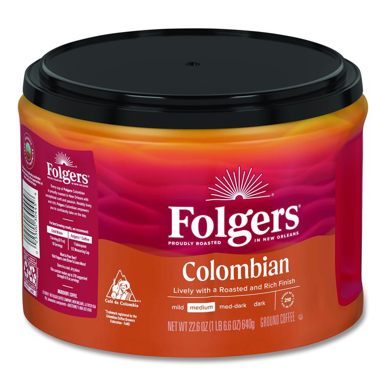 100% Colombian Coffee, 22.6 oz Canister