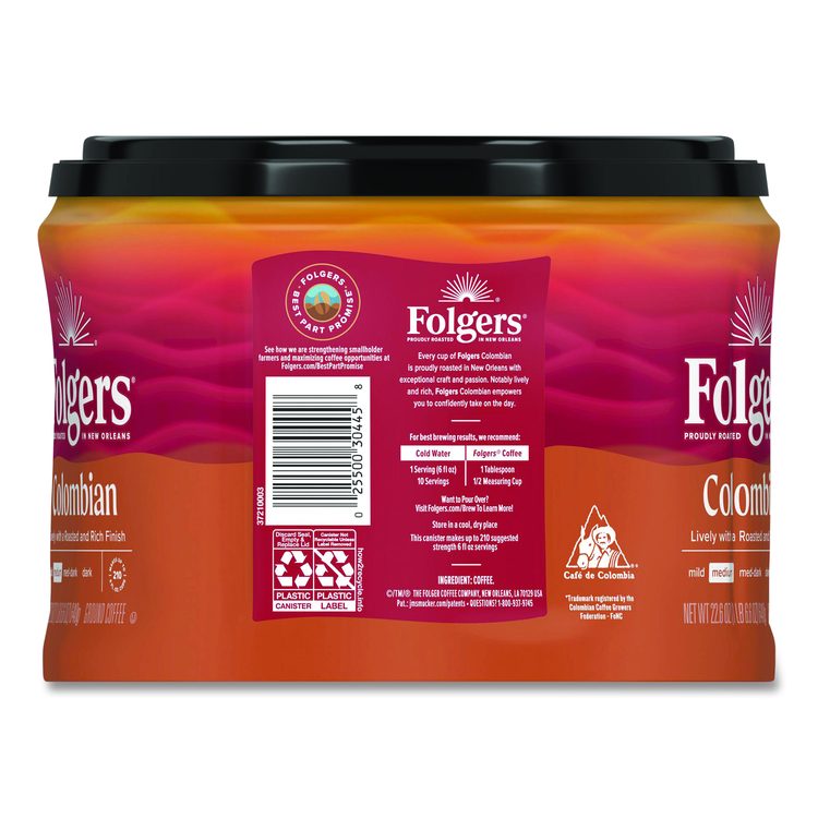 100% Colombian Coffee, 22.6 oz Canister