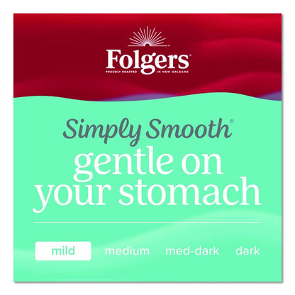 Simply Smooth Ground Coffee, Gentle On Your Stomach, 27 oz Canister