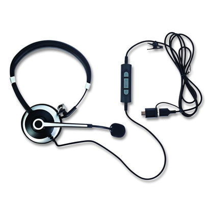 SPT-HSUSB1 Over-the-Head Monaural Headset