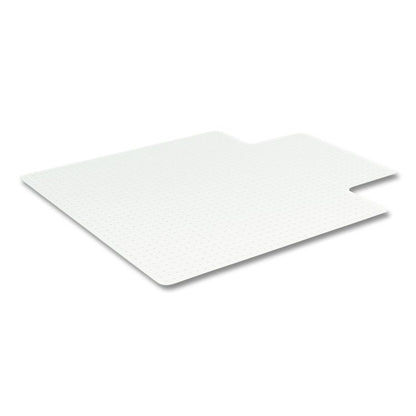 OceanMat Carpet Chair Mat for Flat Pile Carpeted Floors, Rectangular with Lip, Straight Edges, 36" x 48", Clear