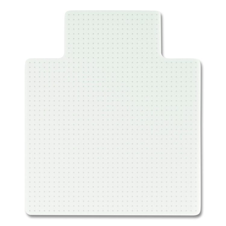OceanMat Carpet Chair Mat for Flat Pile Carpeted Floors, Rectangular with Lip, Straight Edges, 36" x 48", Clear
