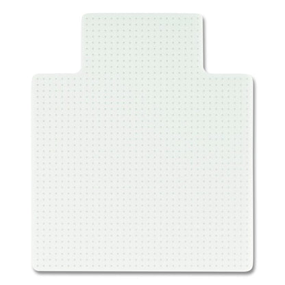 OceanMat Carpet Chair Mat for Flat Pile Carpeted Floors, Rectangular with Lip, Straight Edges, 36" x 48", Clear