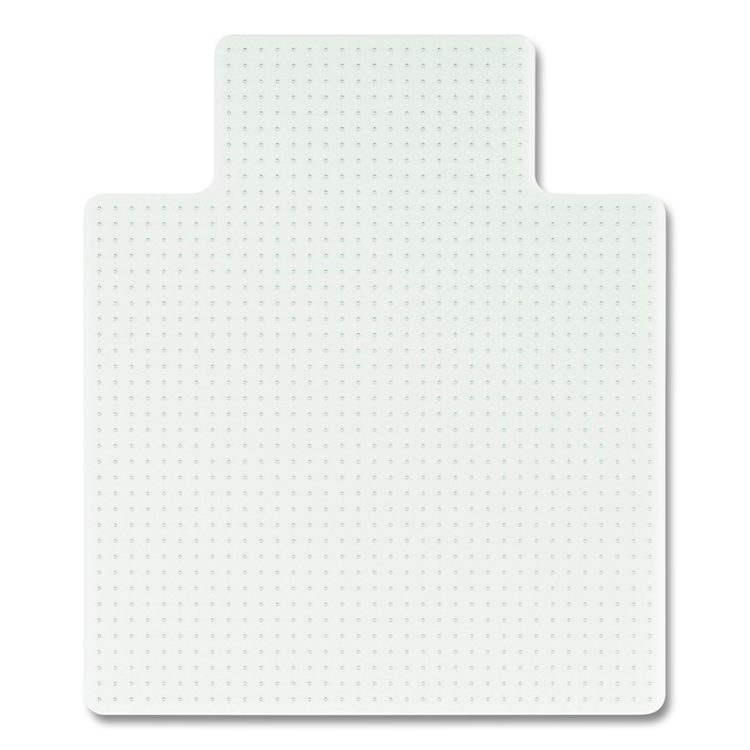 OceanMat Carpet Chair Mat for Flat Pile Carpeted Floors, Rectangular with Lip, Straight Edges, 45" x 53", Clear
