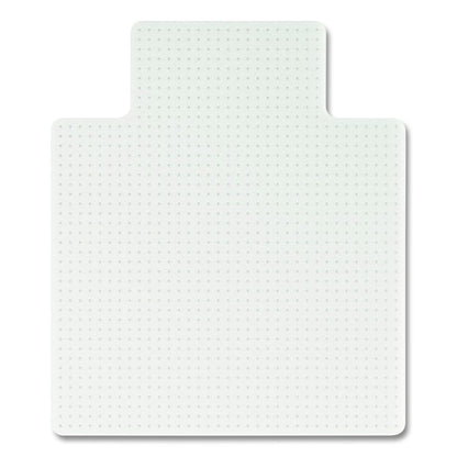 OceanMat Carpet Chair Mat for Flat Pile Carpeted Floors, Rectangular with Lip, Straight Edges, 45" x 53", Clear