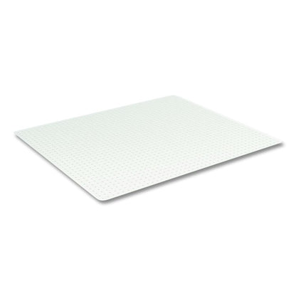OceanMat Carpet Chair Mat for Flat Pile Carpeted Floors, Rectangular, Straight Edges, 46" x 60", Clear