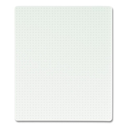 OceanMat Carpet Chair Mat for Flat Pile Carpeted Floors, Rectangular, Straight Edges, 46" x 60", Clear