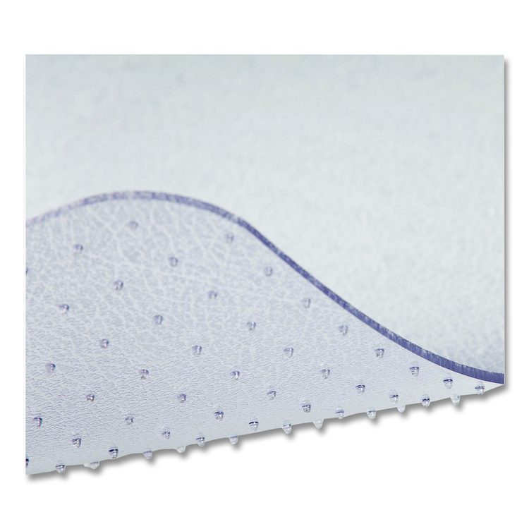 OceanMat Carpet Chair Mat for Flat Pile Carpeted Floors, Rectangular, Straight Edges, 36" x 48", Clear