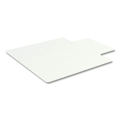 OceanMat Hard Floor Chair Mat for Hard Floors, Rectangular with Lip, Straight Edges, 45" x 53", Clear