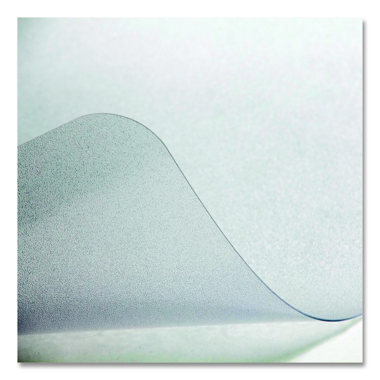 OceanMat Hard Floor Chair Mat for Hard Floors, Rectangular with Lip, Straight Edges, 45" x 53", Clear