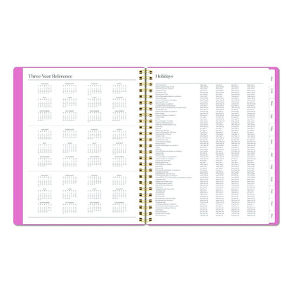 WorkStyle Weekly/Monthly Planner, 8.75 x 7.75, Pink Cover, 12-Month (Jan to Dec): 2026