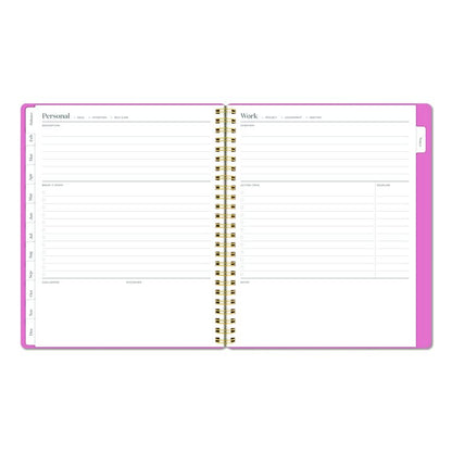 WorkStyle Weekly/Monthly Planner, 8.75 x 7.75, Pink Cover, 12-Month (Jan to Dec): 2026