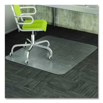 DuraMat Moderate Use Chair Mat for Low Pile Carpeted Floors, Rectangular, Beveled Edges, 45" x 53", Clear, Ships Flat