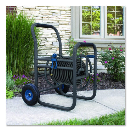 Professional Grade Hose Reel, 200 ft, 32 x 26.75 x 38, Gray