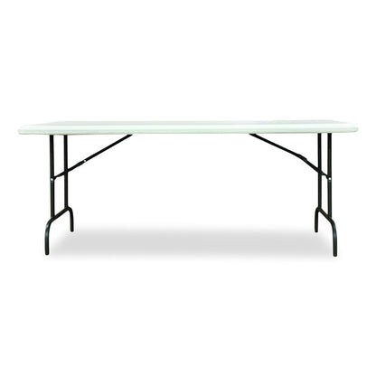 7105017243926, SKILCRAFT Rectangular Folding Table, 72w x 30d x 29h, Platinum GrayTop, Gray Base/Legs