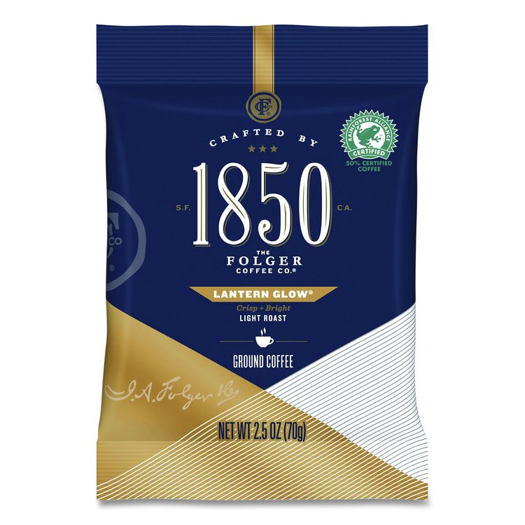 Lantern Glow Coffee Fraction Packs, 2.5 oz Pack, 24 Packs/Carton