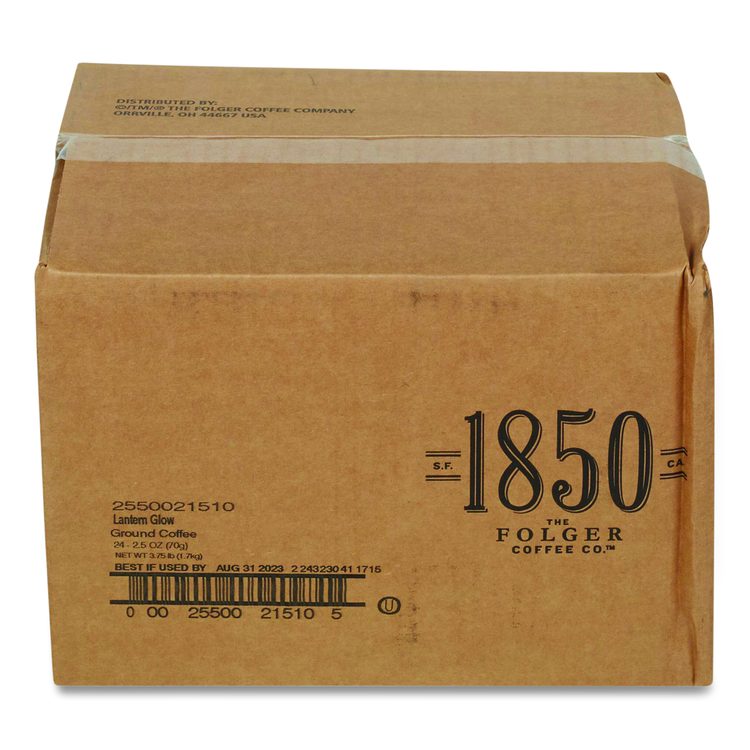 Lantern Glow Coffee Fraction Packs, 2.5 oz Pack, 24 Packs/Carton