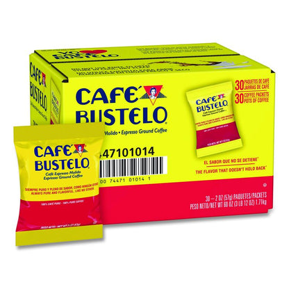 Regular Coffee Fraction Packs, Espresso, 2 oz Pack, 30/Carton
