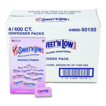 Sugar Substitute, 1 g Packet, 400/Box, 4 Box/Carton