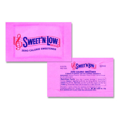 Sugar Substitute, 1 g Packet, 400/Box, 4 Box/Carton