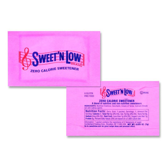 Sugar Substitute, 0.15 oz Packet, 400/Box
