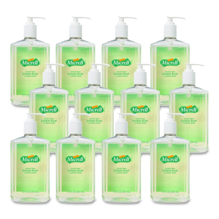 Antibacterial Lotion Soap, Light Scent, 12 oz