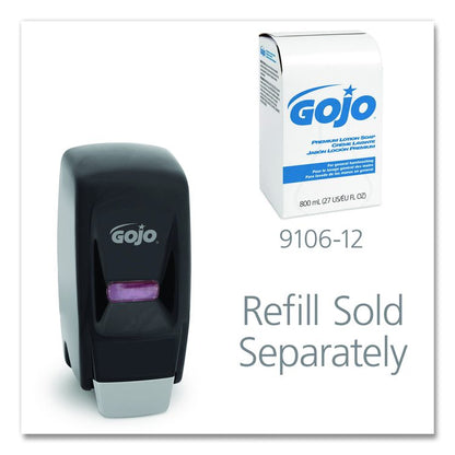 Bag-In-Box Liquid Soap Dispenser, 800 mL, 5.75 x 5.5 x 5.13, Black, 12/Carton