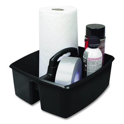 Large Caddy, 13 x 11 x 6.38, Black, 6/Pack