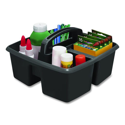 Small Caddy, 9.25 x 9.25 x 12, Black, 6/Pack
