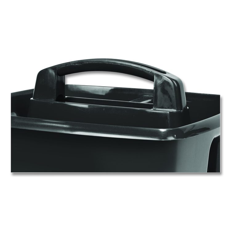 Small Caddy, 9.25 x 9.25 x 12, Black, 6/Pack