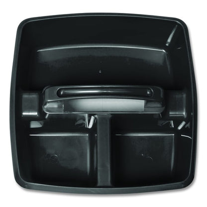 Small Caddy, 9.25 x 9.25 x 12, Black, 6/Pack