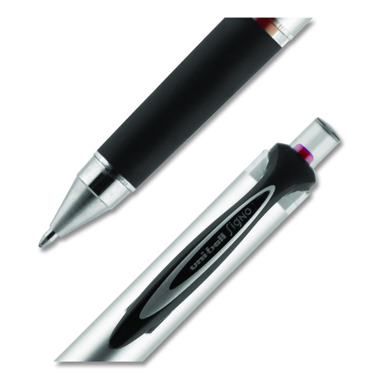 207 Impact RT Gel Pen, Retractable, Bold 1 mm, Red Ink, Black/Red Barrel