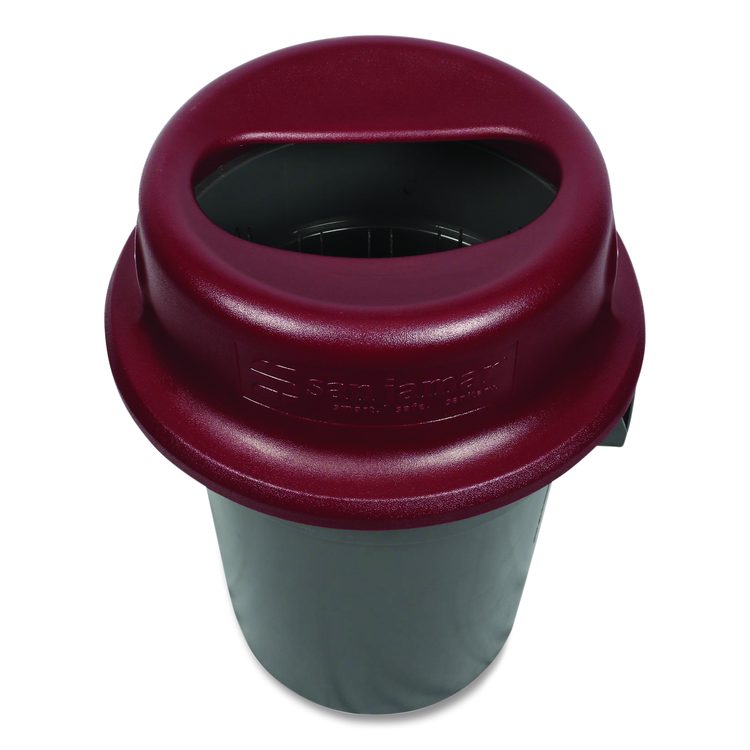 KatchAll Flatware Retriever, 44 gal Capacity, 24.63 dia x 8.13h, Burgundy