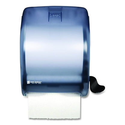 Classic Element Lever Roll Towel Dispenser, 12.5 x 8.5 x 12.75, Blue